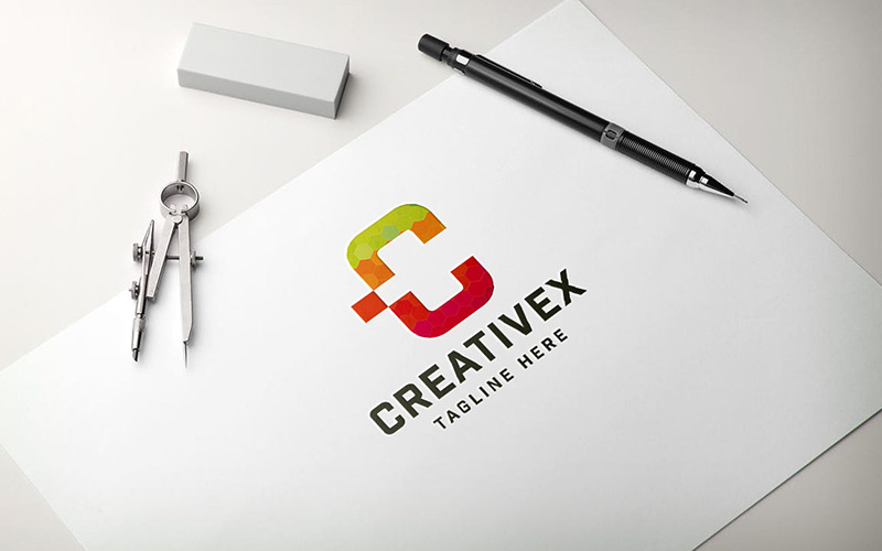 Creativex Letter C Pro Logo Logo Template