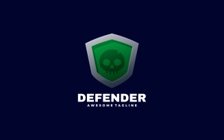 Defend Gradient Logo Style
