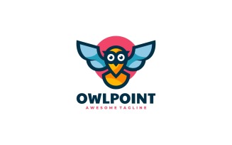 Owl Point Simple Logo Style