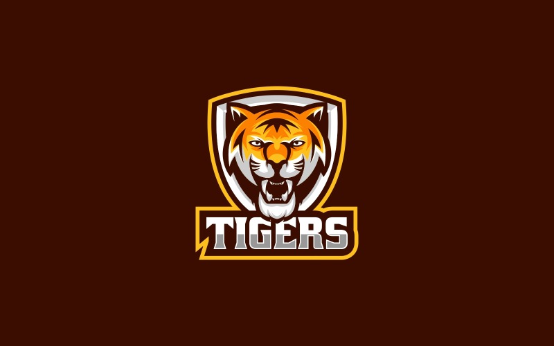 Tiger Sport and E-Sports Logo Logo Template