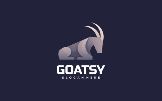 Vector Goat Gradient Color Logo Style