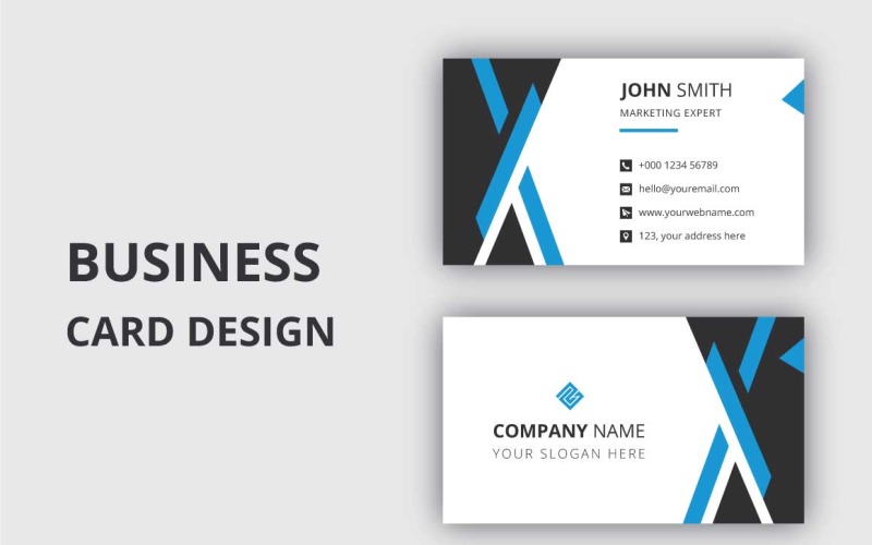 Business Card Template for multipurpose business Corporate Identity