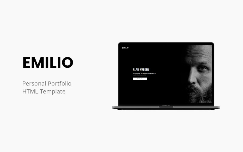 Emilio - Premium Personal Portfolio Template Website Template