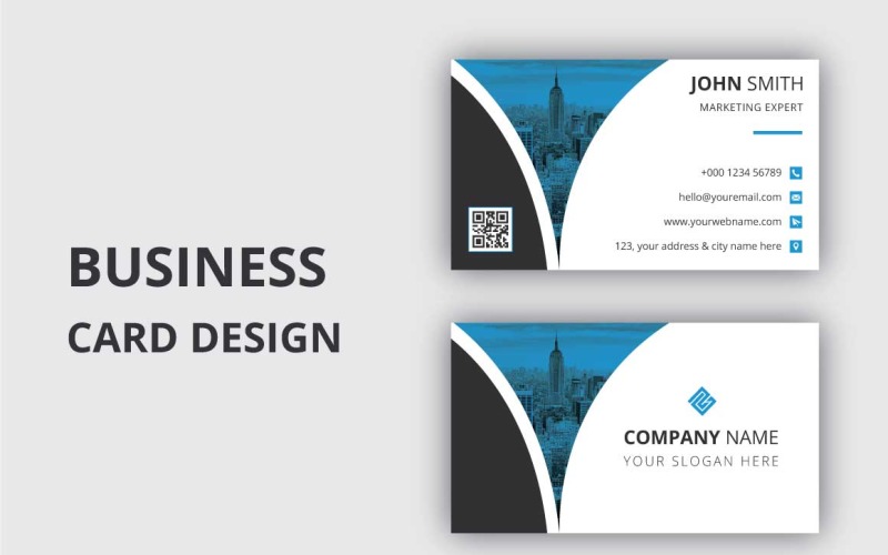 Modern Business Card Design Template Corporate Identity