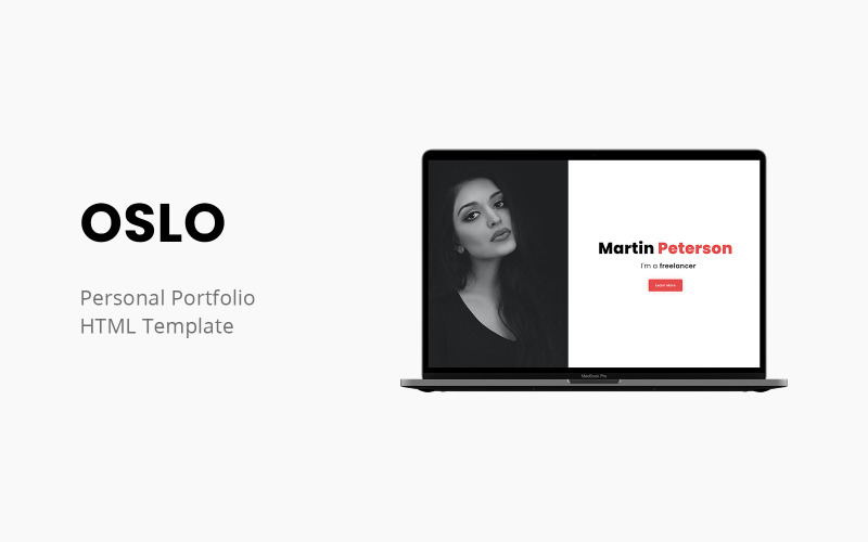 Oslo - Premium Personal Portfolio Template Landing Page Template