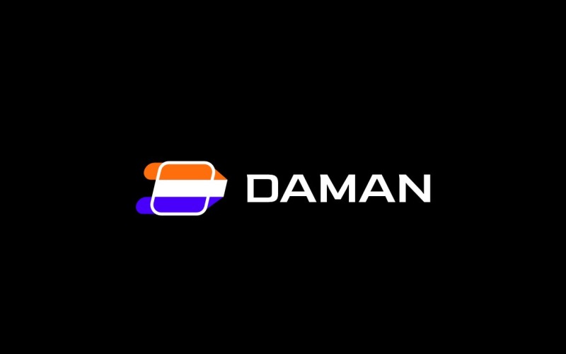 Dynamic Flat Letter D Logo Logo Template
