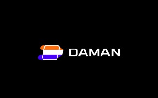 Dynamic Flat Letter D Logo