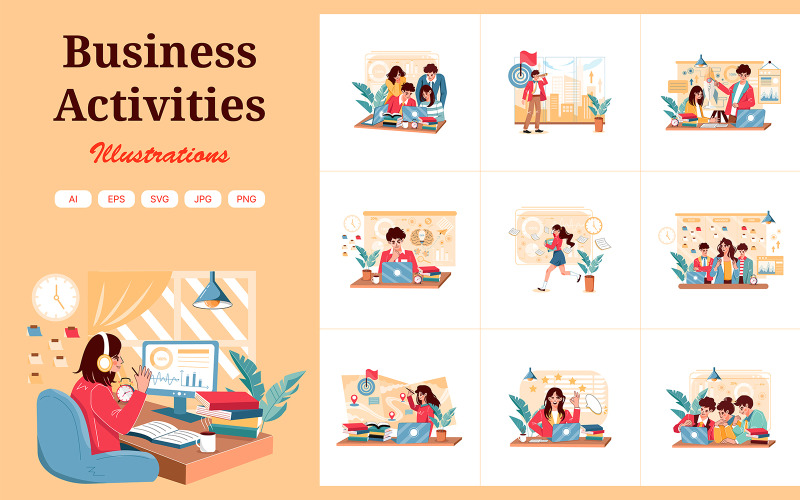 M379_Business Activities Illustrations