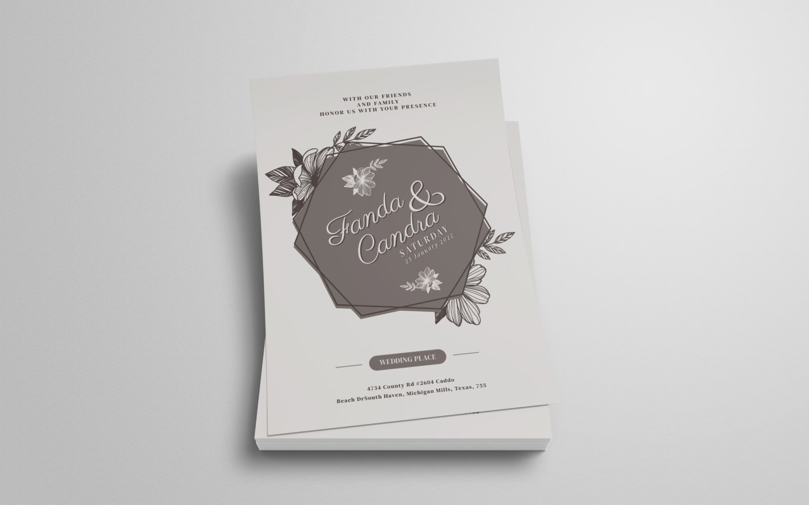 Template #225292 Engagement Invitation Webdesign Template - Logo template Preview