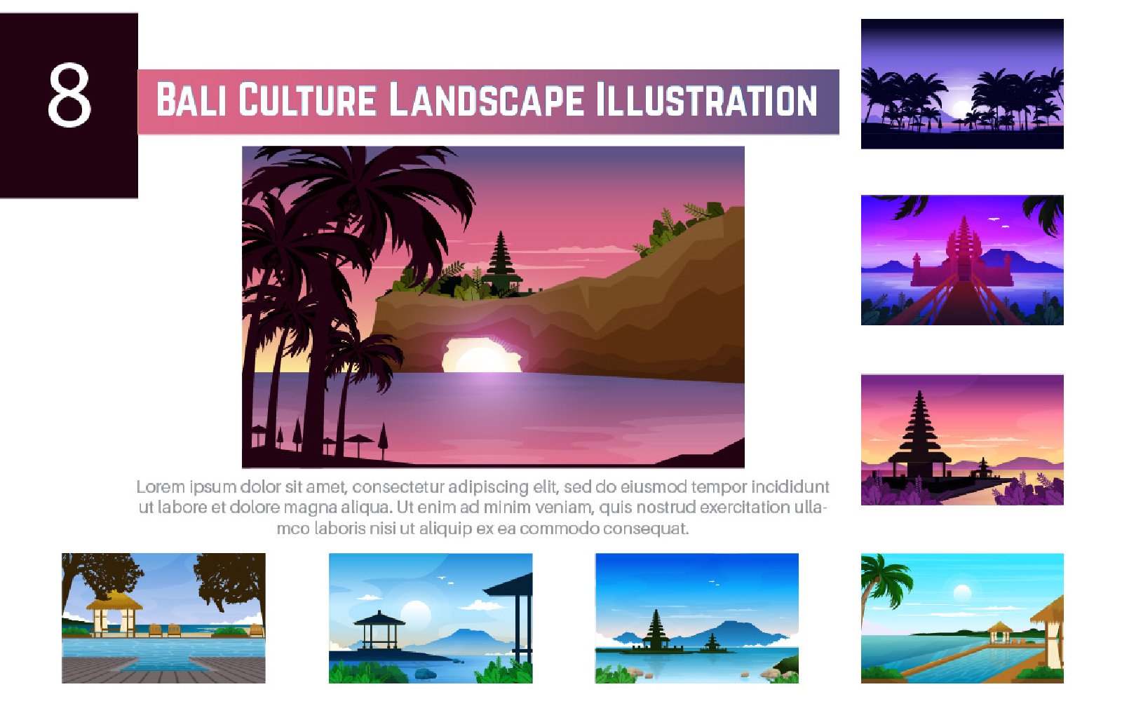 Kit Graphique #225399 Montagne Temple Web Design - Logo template Preview