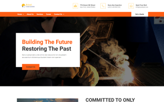 Brixal Construction & Building Elementor Template Kit