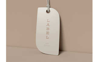 Label Price Tag Mockup