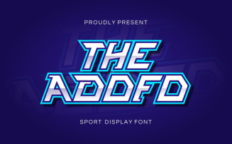 Modern Sport Font - Adofo