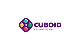 Cuboid Simple Logo Template