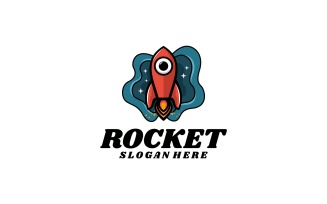 Rocket Simple Logo Template