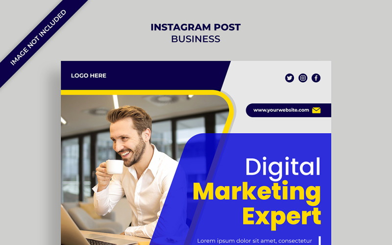 Digital Marketing Agency Post Design Template Social Media