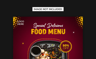 Food Discount Offer Template