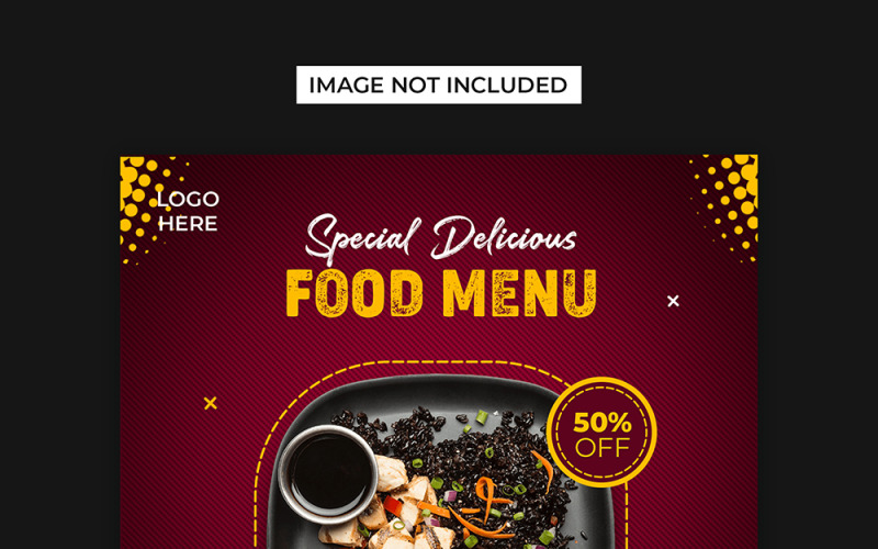 Food Discount Offer Template Social Media