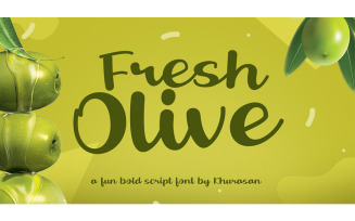 Fresh Olive Font - Fresh Olive Font