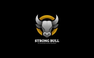 Strong Bull Gradient Logo
