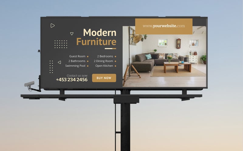 Classsic Furniture Billboard Templates Corporate Identity