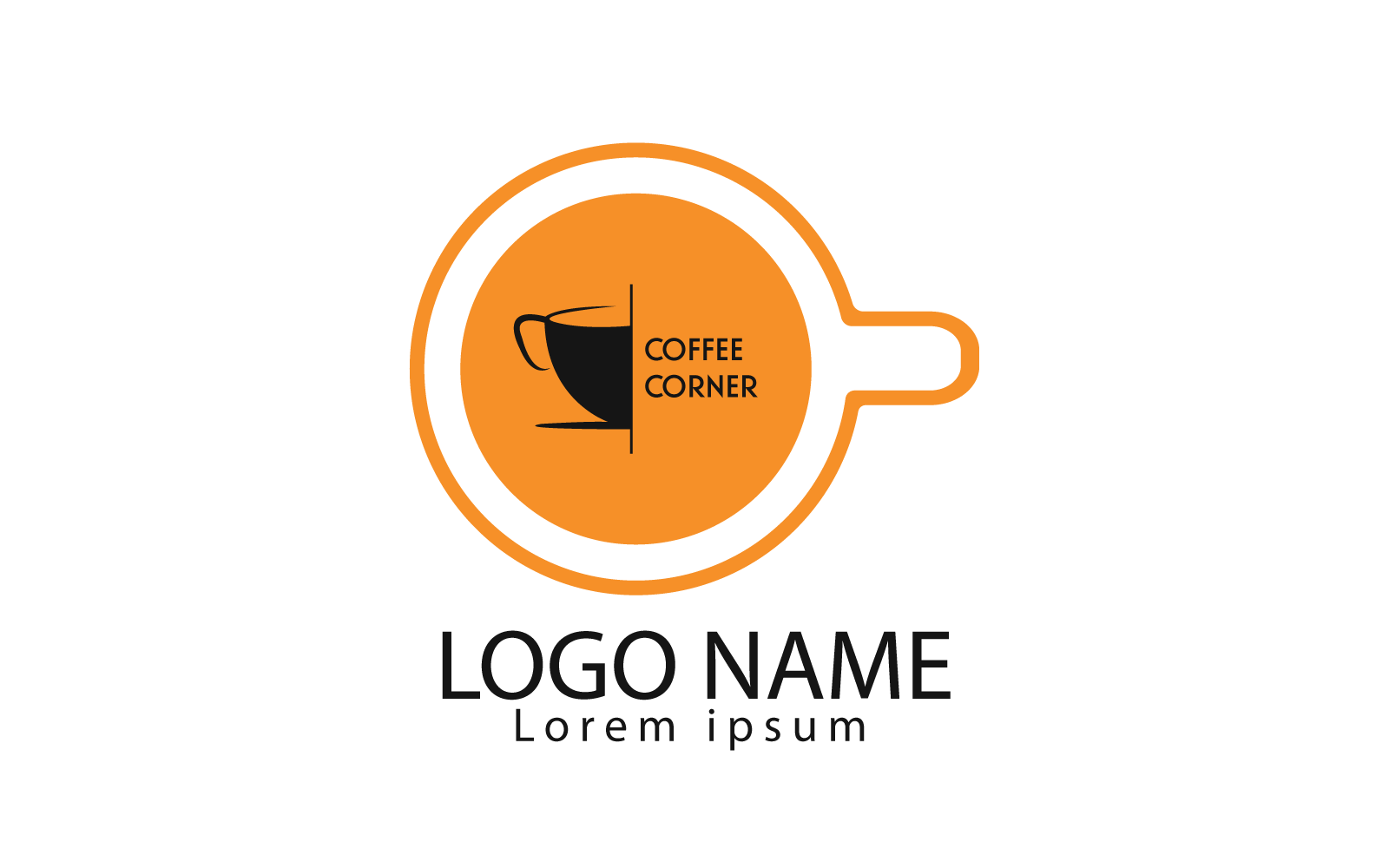 Professionelles und einzigartiges Kaffee-Logo
