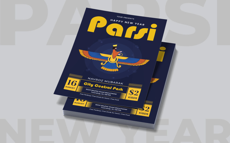 Attractive Parsi New Year Day Corporate Identity