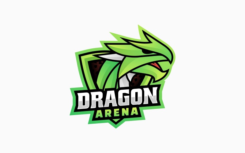 Dragon Sports and E-Sports Logo Logo Template