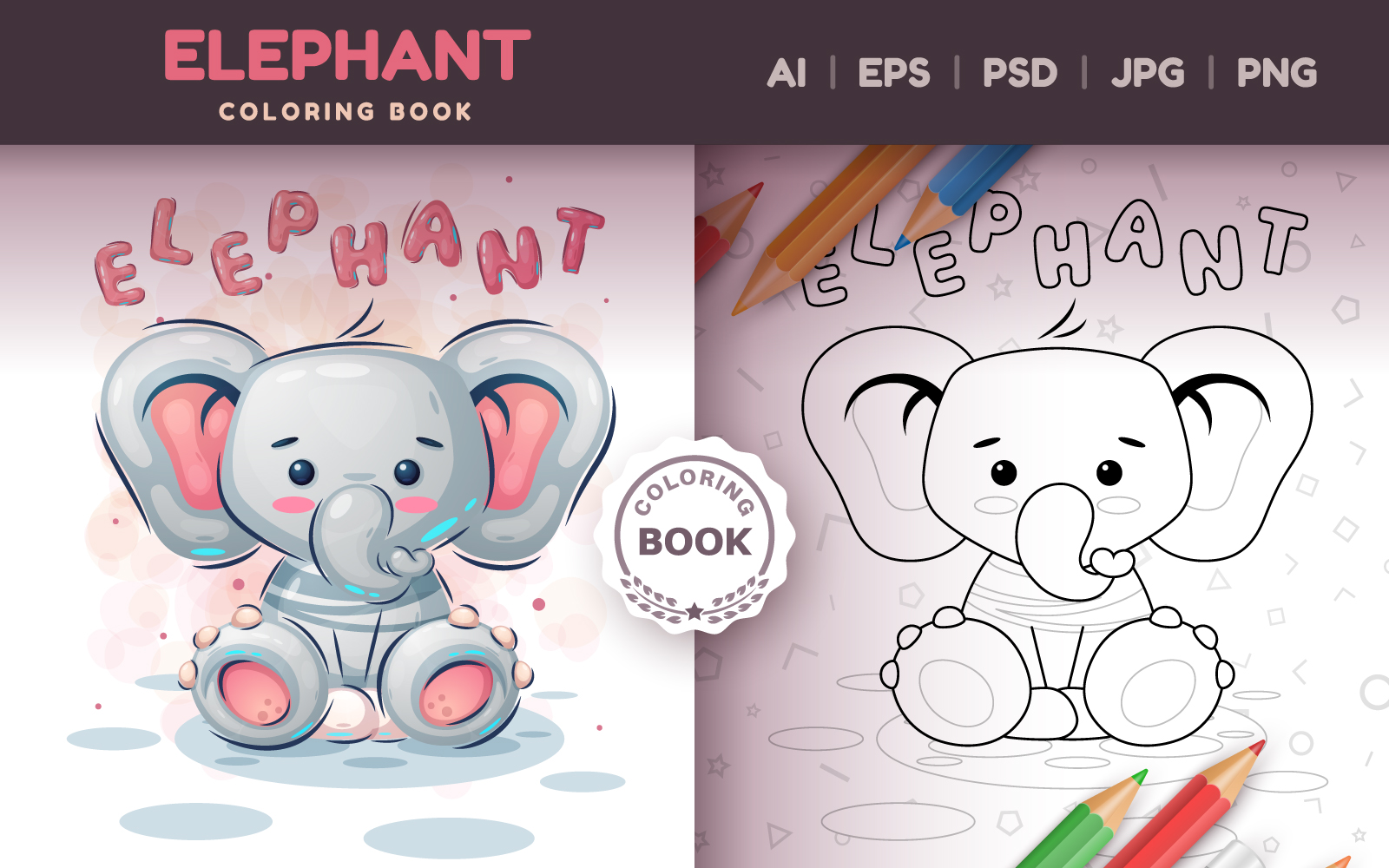 Kit Graphique #226002 �l�phant Dessin-anim� Web Design - Logo template Preview