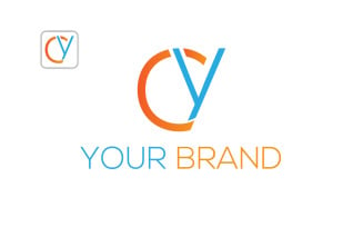 C Y Luxury Logo Vector Template