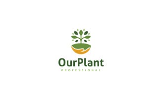 Creative Plant Nature Logo Template