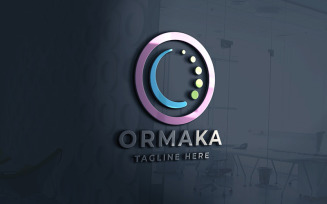 Ormaka O Letter Professional Logo