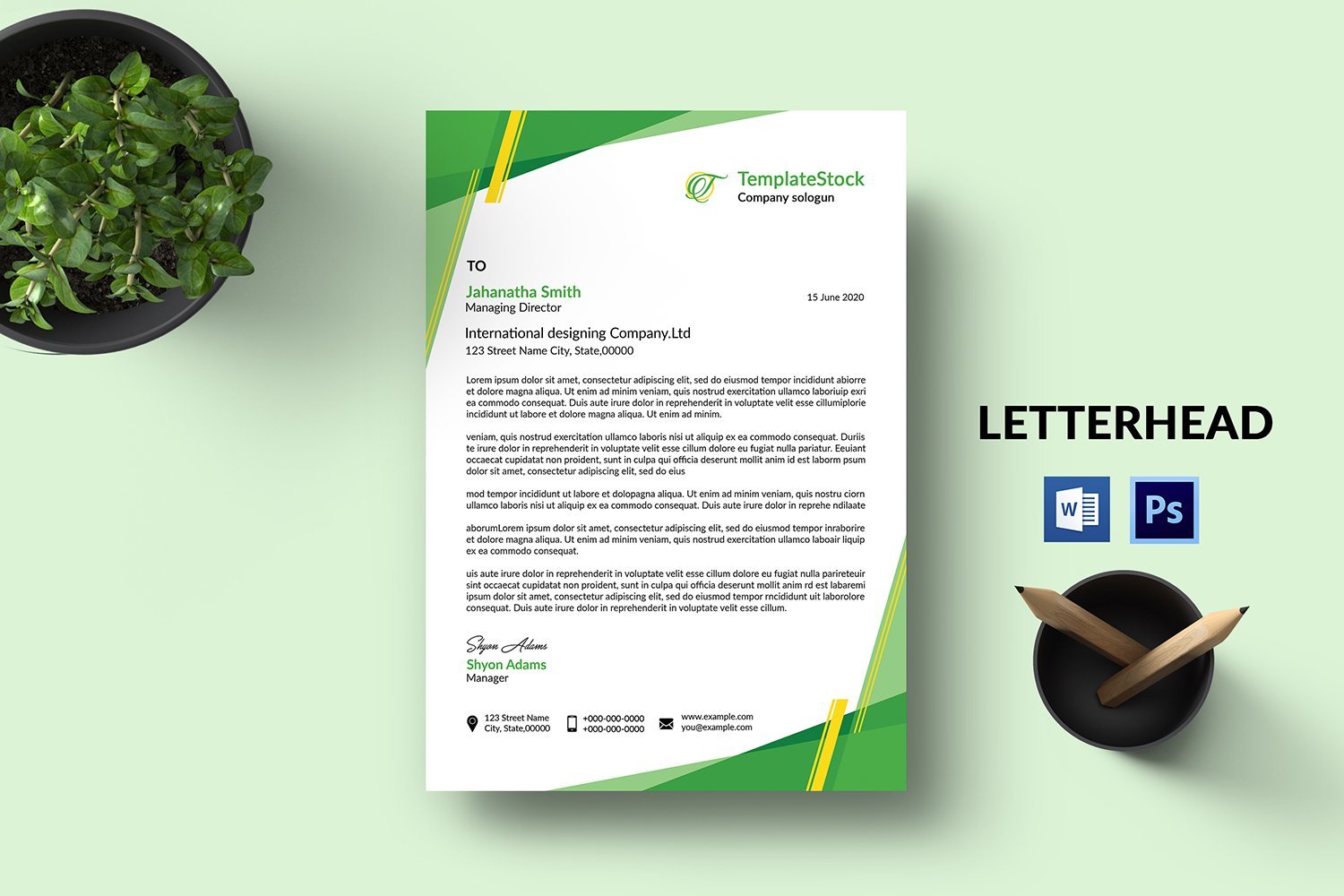 Kit Graphique #226141 Letterhead Template Divers Modles Web - Logo template Preview