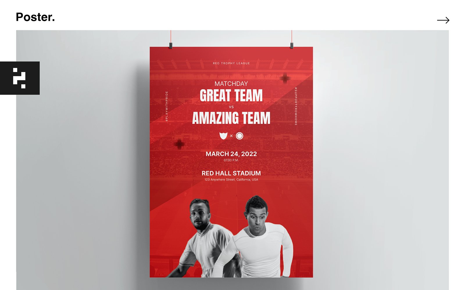 Template #226159 Soccer Match Webdesign Template - Logo template Preview