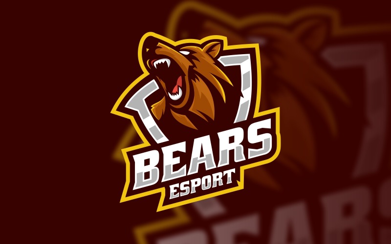 Bears Sport and E-sports Logo Logo Template