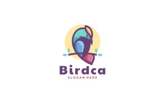 Bird Color Mascot Logo Template