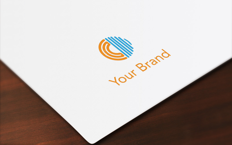 C D or D C Logo Template Vector Template