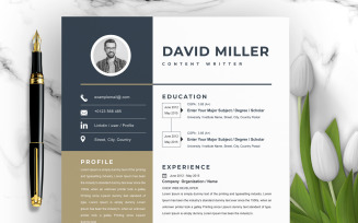 David Miller / Resume Template