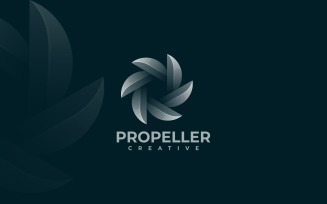 Propeller Gradient Logo Style