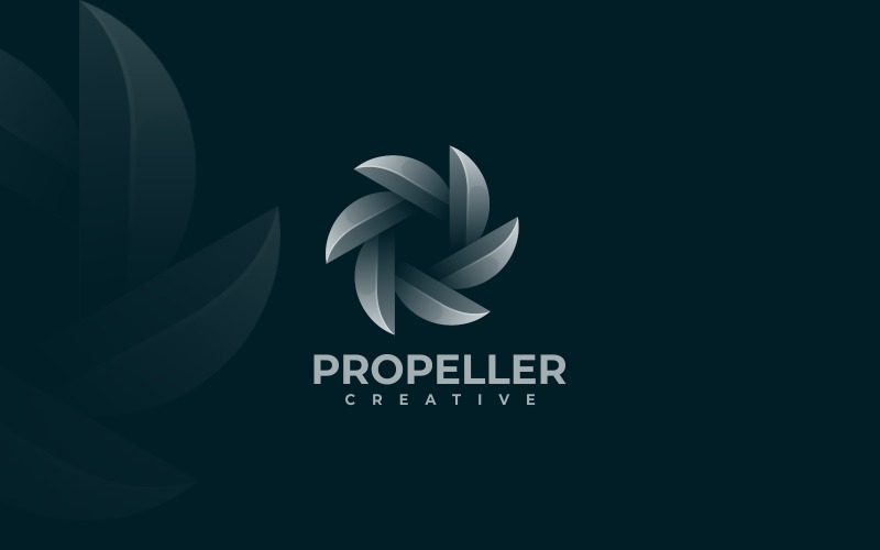 Propeller Gradient Logo Style Logo Template