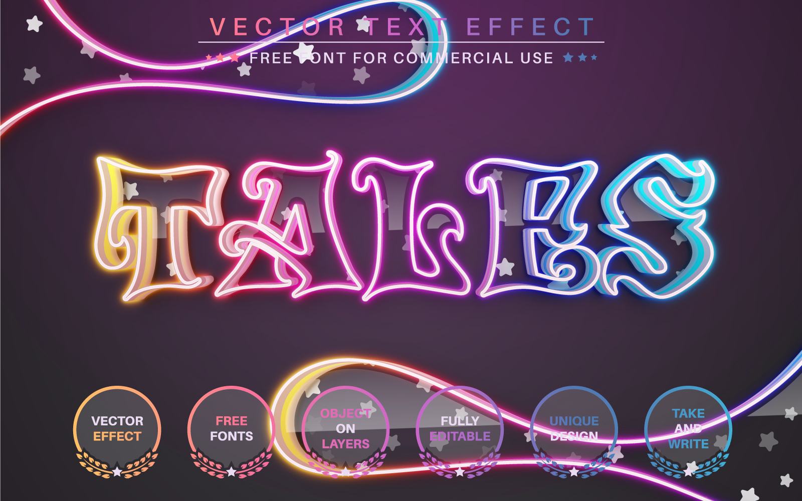 Template #226298 Effectfont Styleeditable Webdesign Template - Logo template Preview