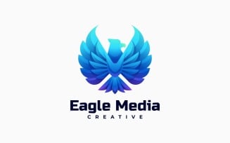 Eagle Media Gradient Logo