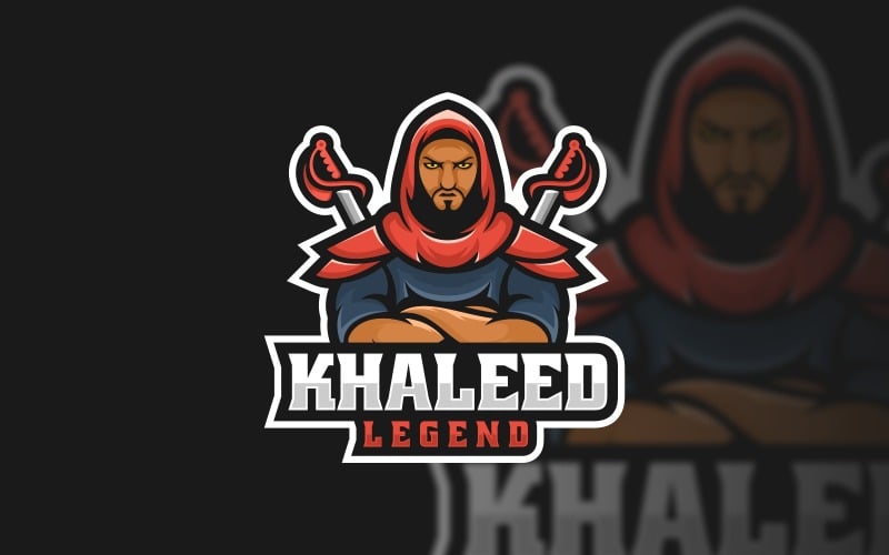 Khaleed Legend Sport and E-Sports Logo Logo Template