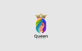 Queen Colorful Logo Style