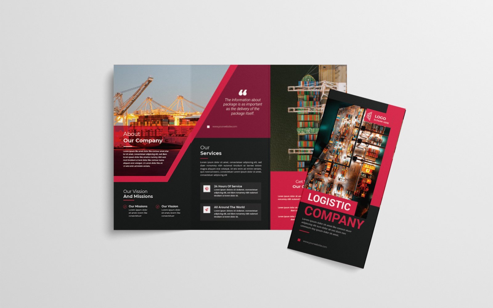 Template #226341 Business Cargo Webdesign Template - Logo template Preview