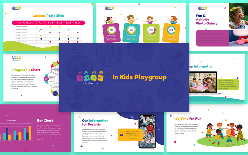 inKids Powerpoint Template PowerPoint Template