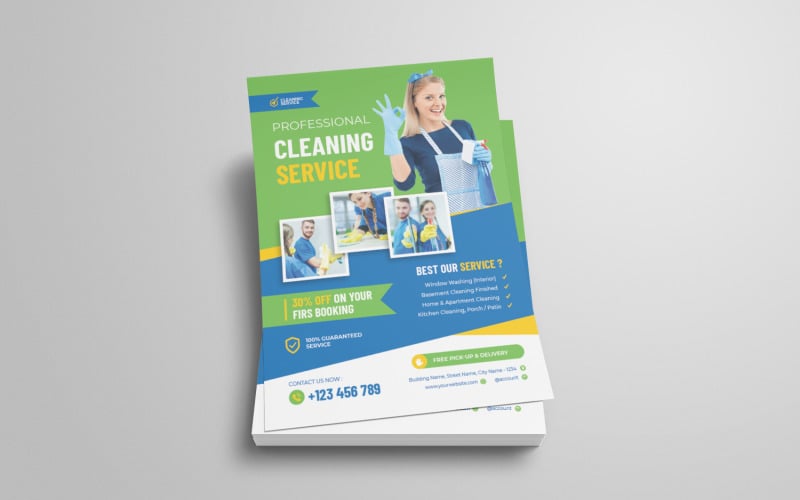 Pressure Washing Flyer Template Corporate Identity