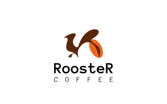 Rooster Coffee - Chicken Egg Cafe Logo