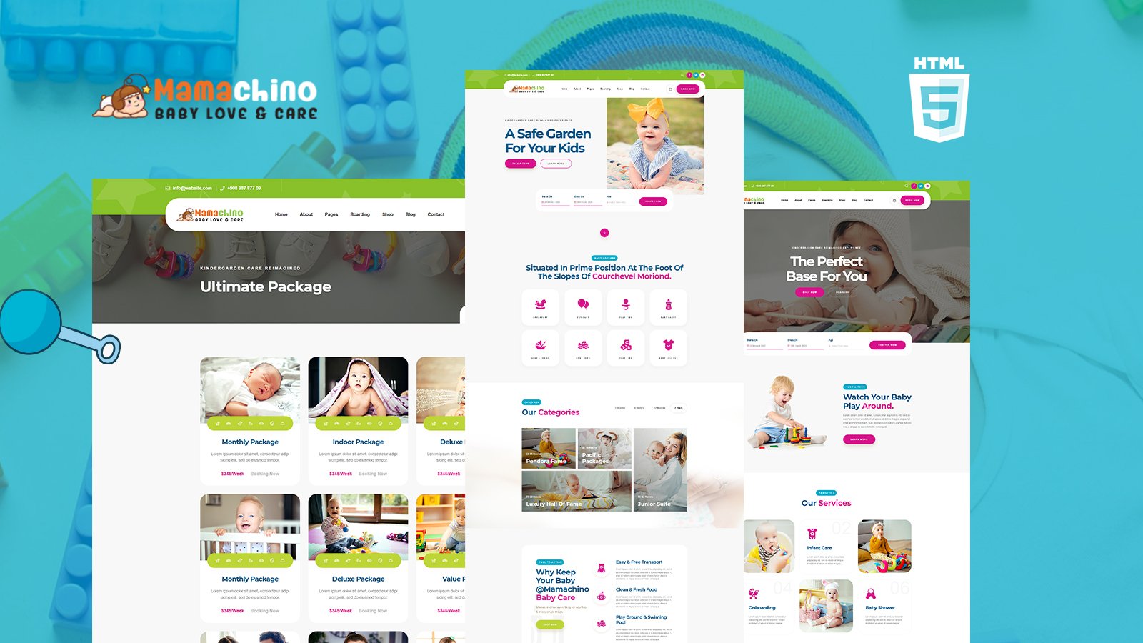 Template #226434 Baby Bootstrap Webdesign Template - Logo template Preview