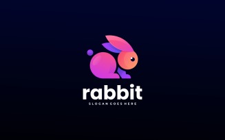 Rabbit Colorful Logo Design